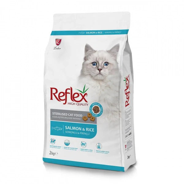 Reflex Sterilised Cat Food Salmon & Rice ā 2 KG