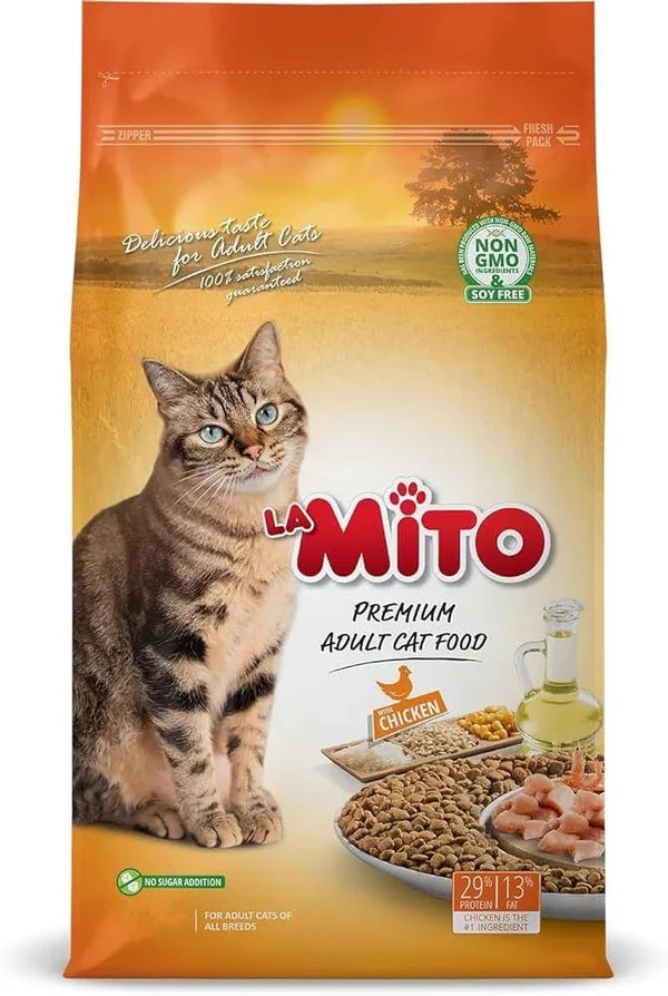 La Mito Premium Adult Cat Food with Chicken β 1KG