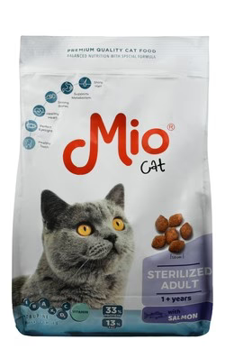 Mio Dryfood for Sterilized Cats with Salmon 1KG