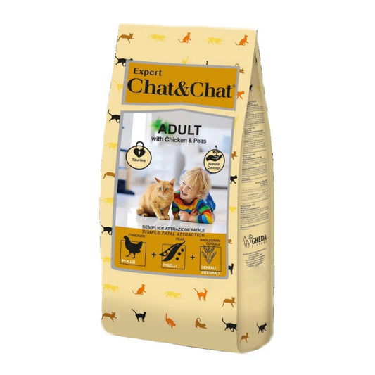 Expert Chat & Chat Adult Cat Food ًWith Chicken & Peas
