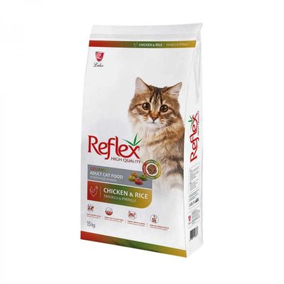 Reflex Cat Dry Food Adult Multi Color Chicken & Rice 2kg