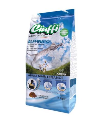 Ciuffi Dry Food For Cats Adult Complete Salmon 2Kg